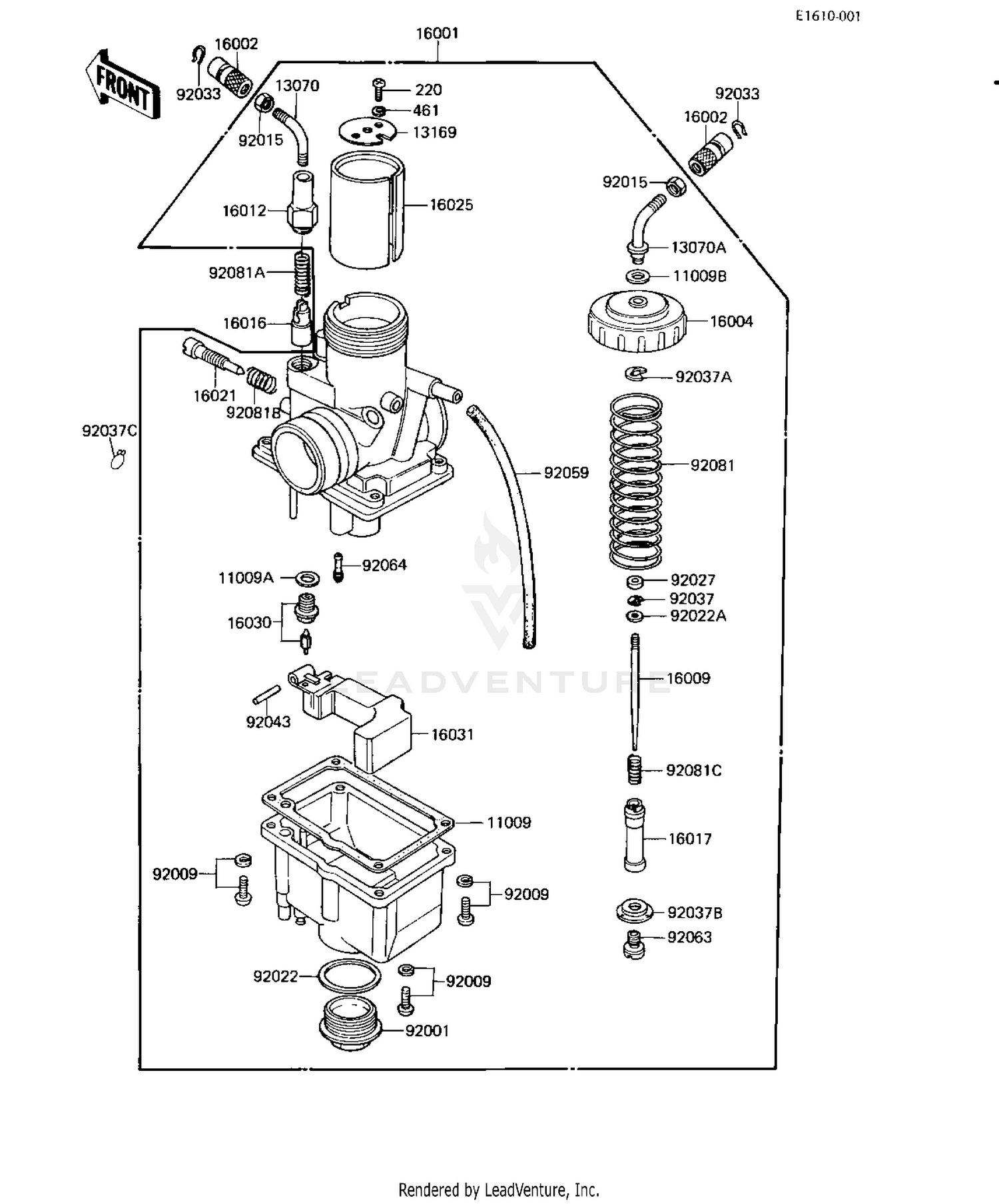 CARBURETOR ('82-'83 A9/A10)