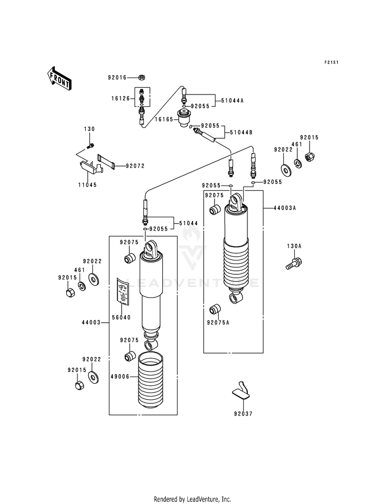 Suspension/Shock Absorber Schematic