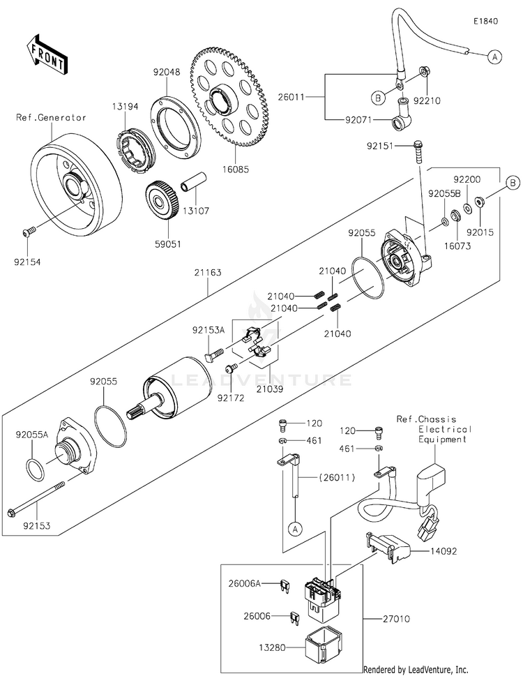 Starter Motor Schematic