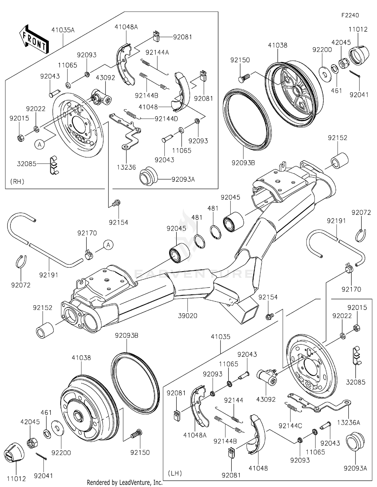 Rear Hubs/Brakes