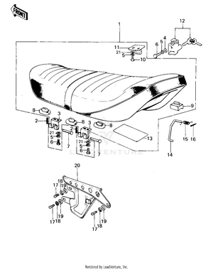 Seat/chain Cover Schematic