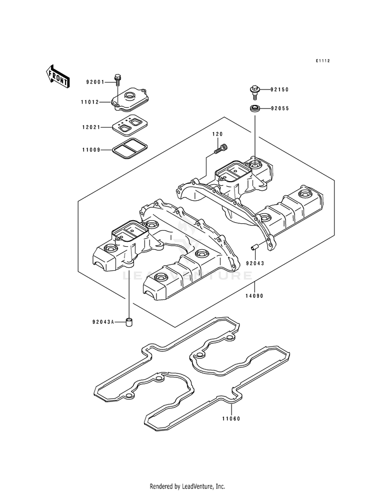 Cylinder Head Cover Schematic