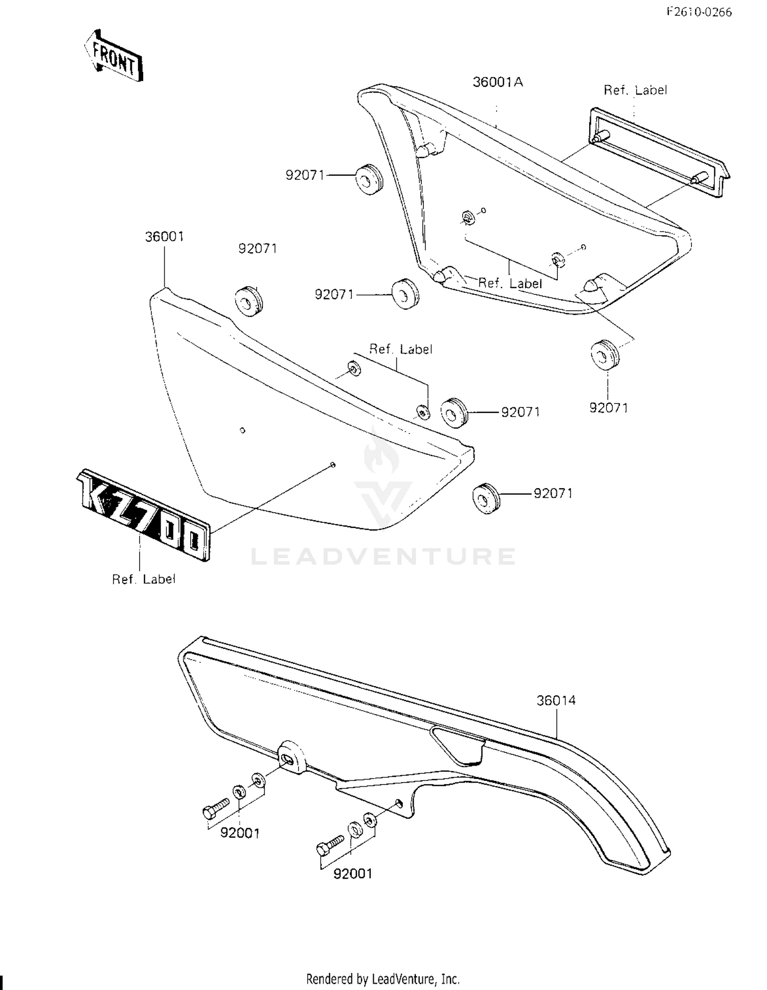 SIDE COVERS/CHAIN COVER