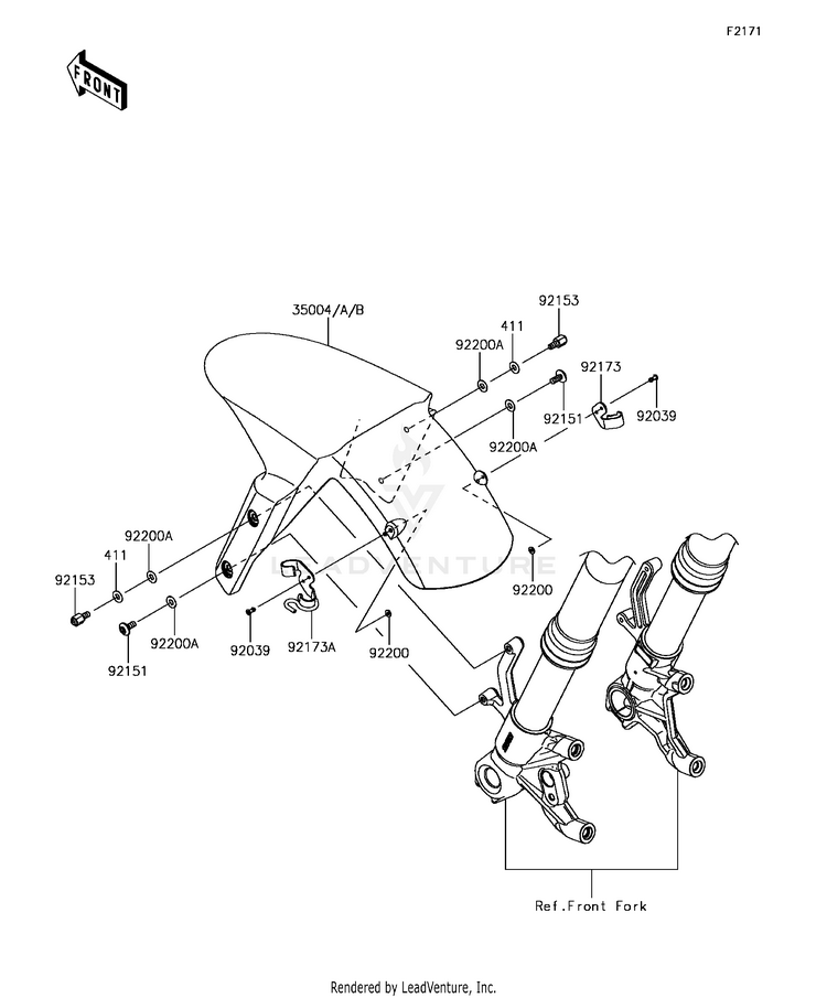 Front Fender(S) Schematic