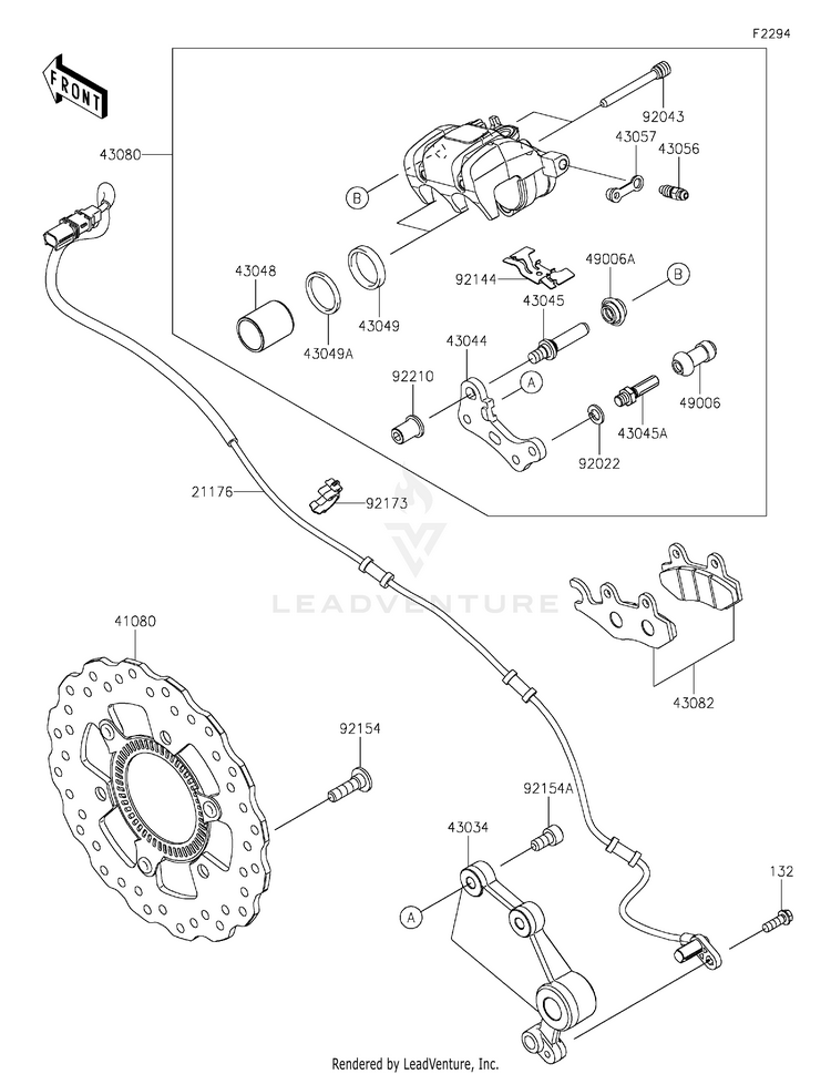 Rear Brake Schematic