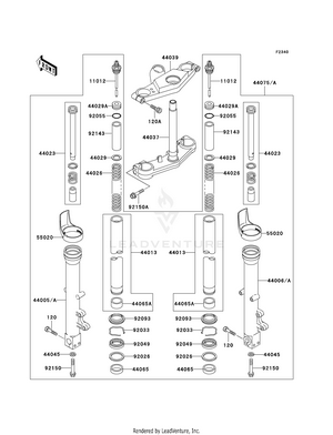 Front Fork Schematic