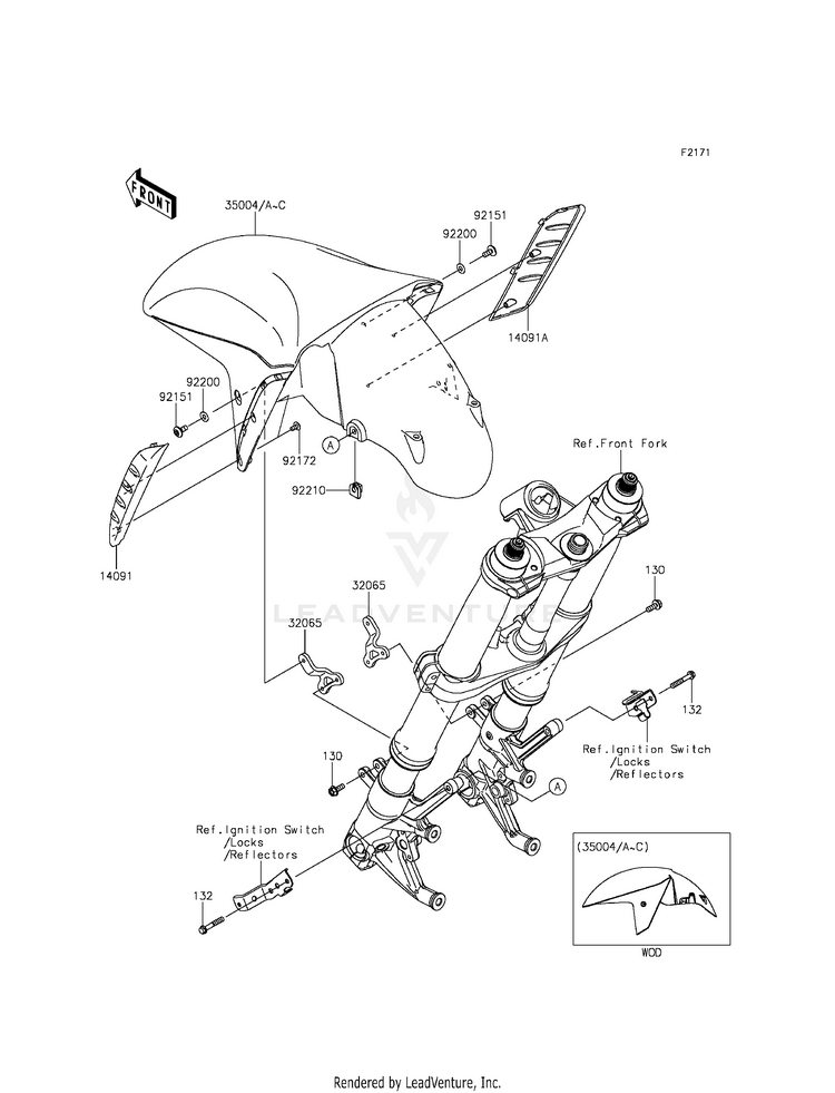 Front Fender(S) Schematic