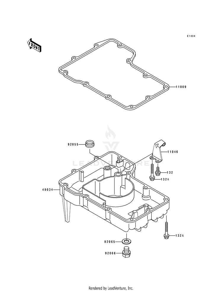 Oil Pan Schematic