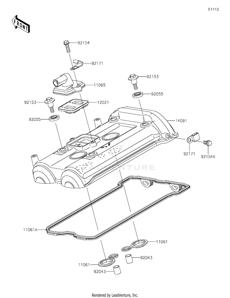 Cylinder Head Cover Schematic