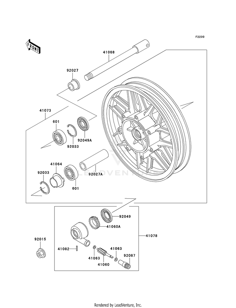 Front Wheel Schematic