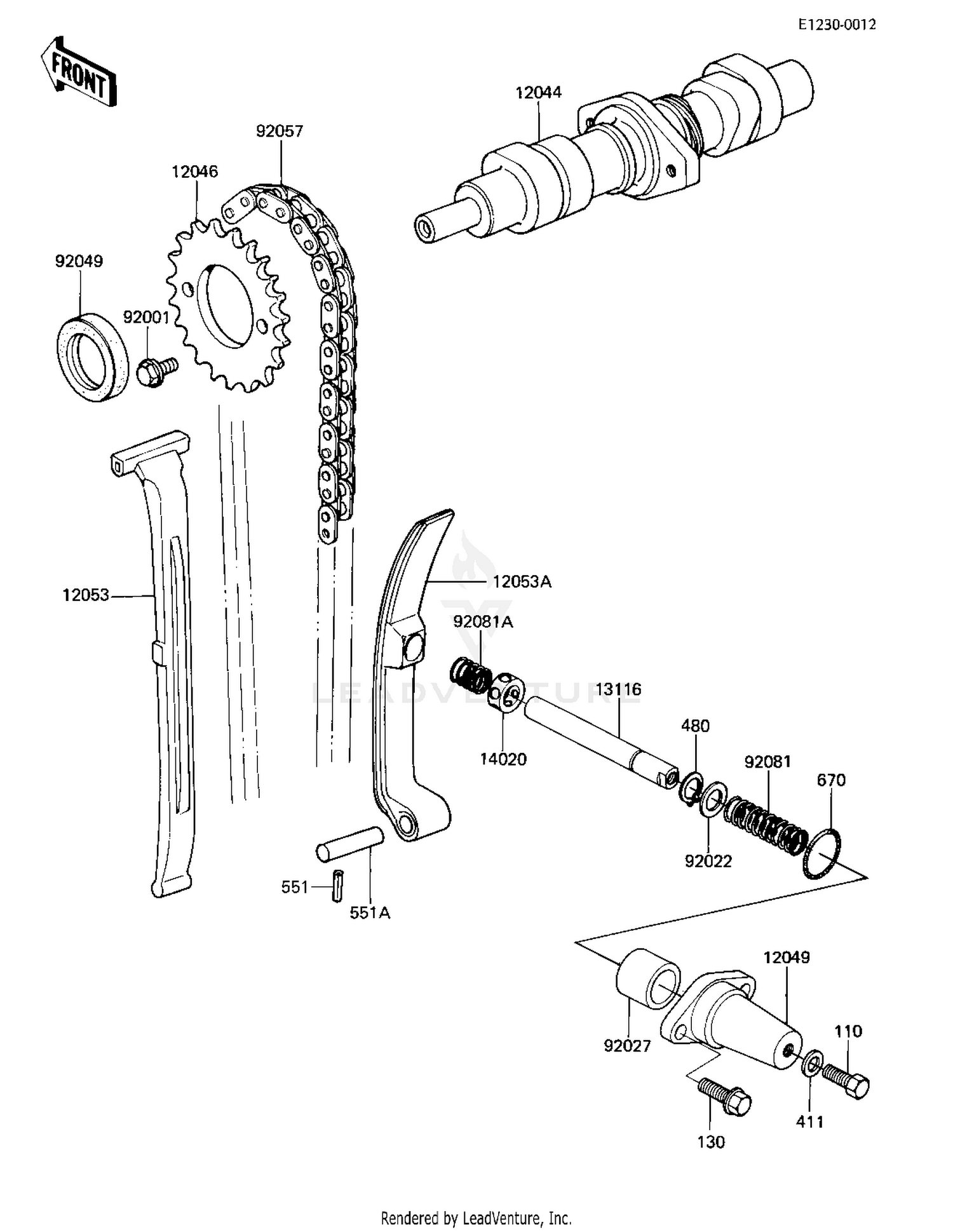 CAMSHAFT/CHAIN/TENSIONER