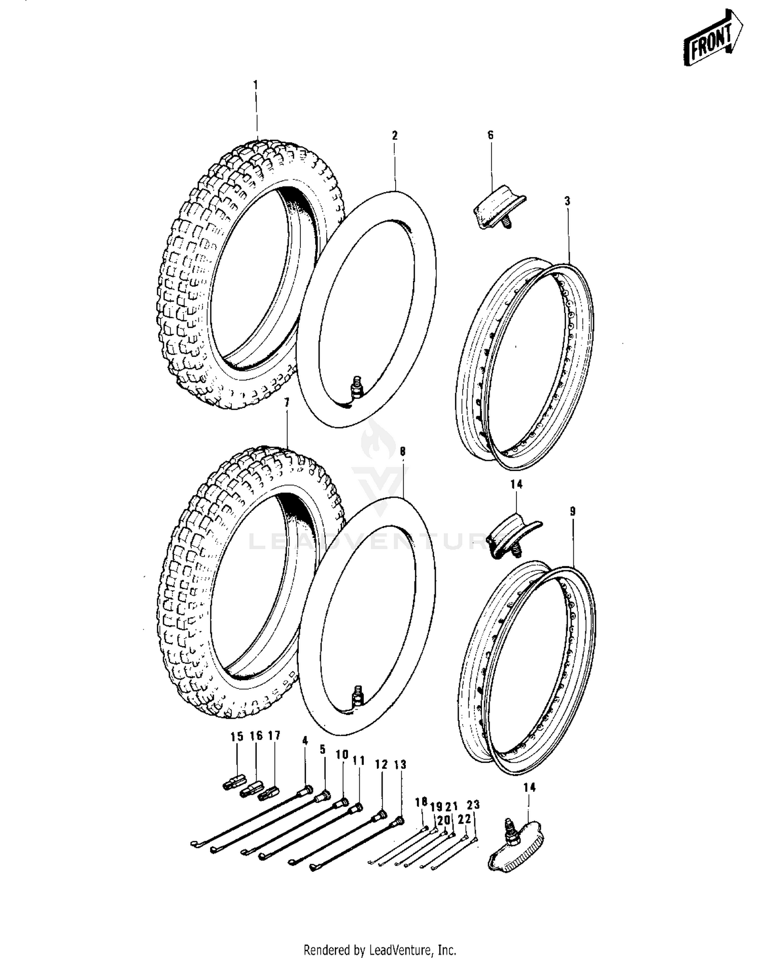 WHEELS/TIRES (74-76)