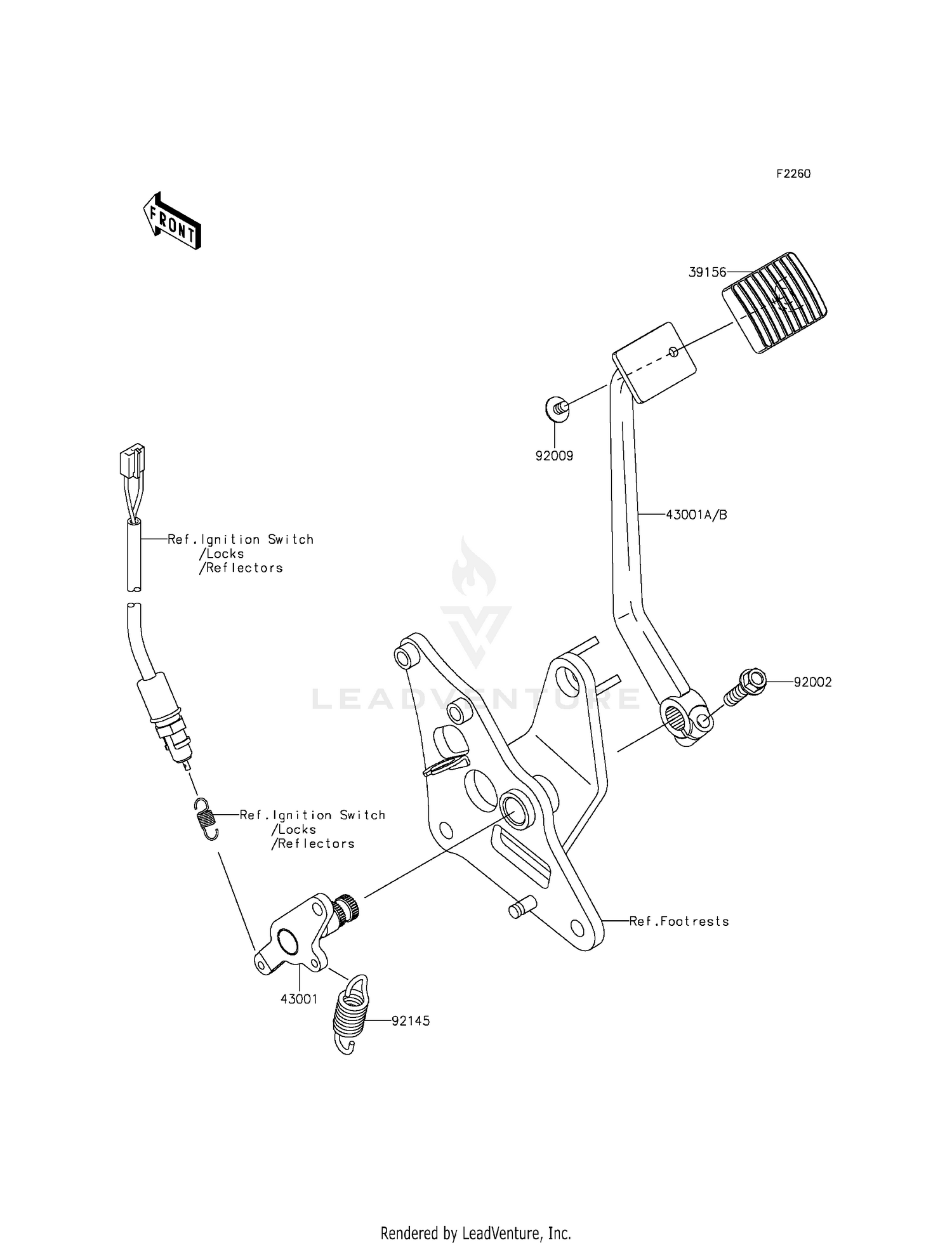 BRAKE PEDAL/TORQUE LINK