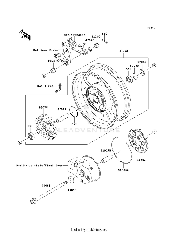 Rear Wheel/Chain Schematic