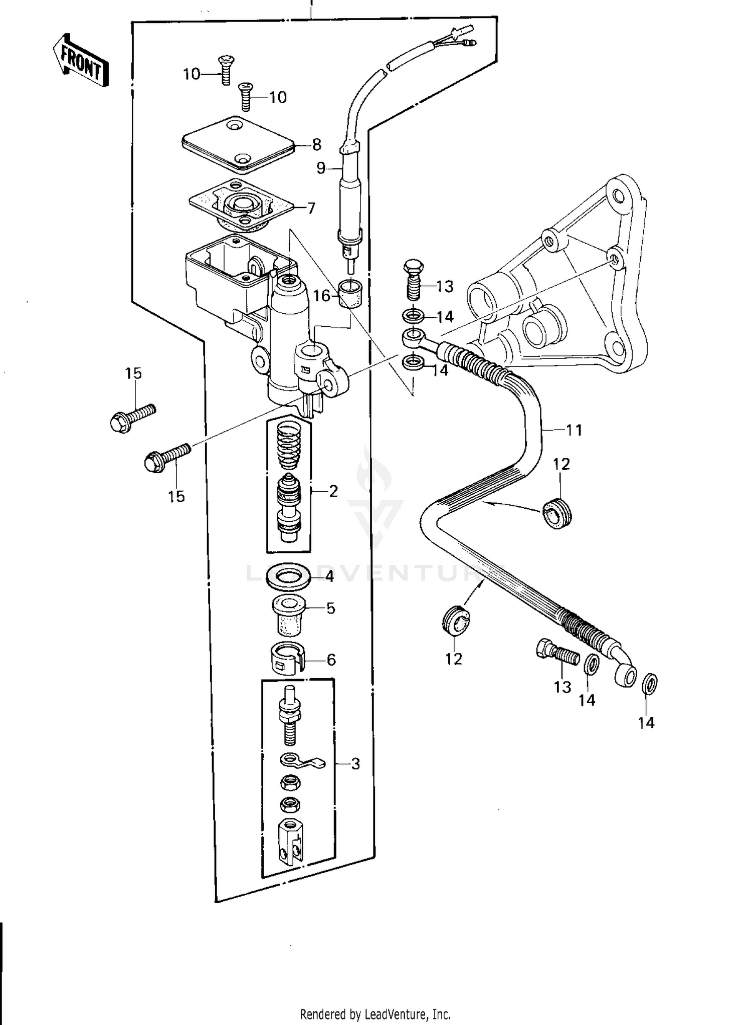 REAR MASTER CYLINDER