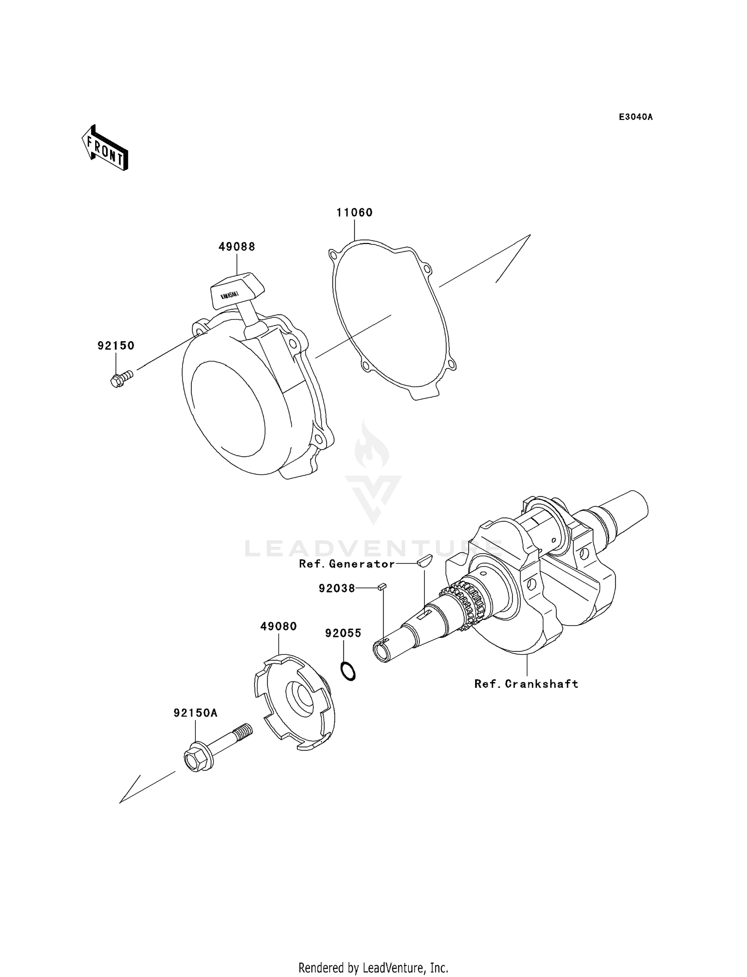 RECOIL STARTER (VF650AE640352-)