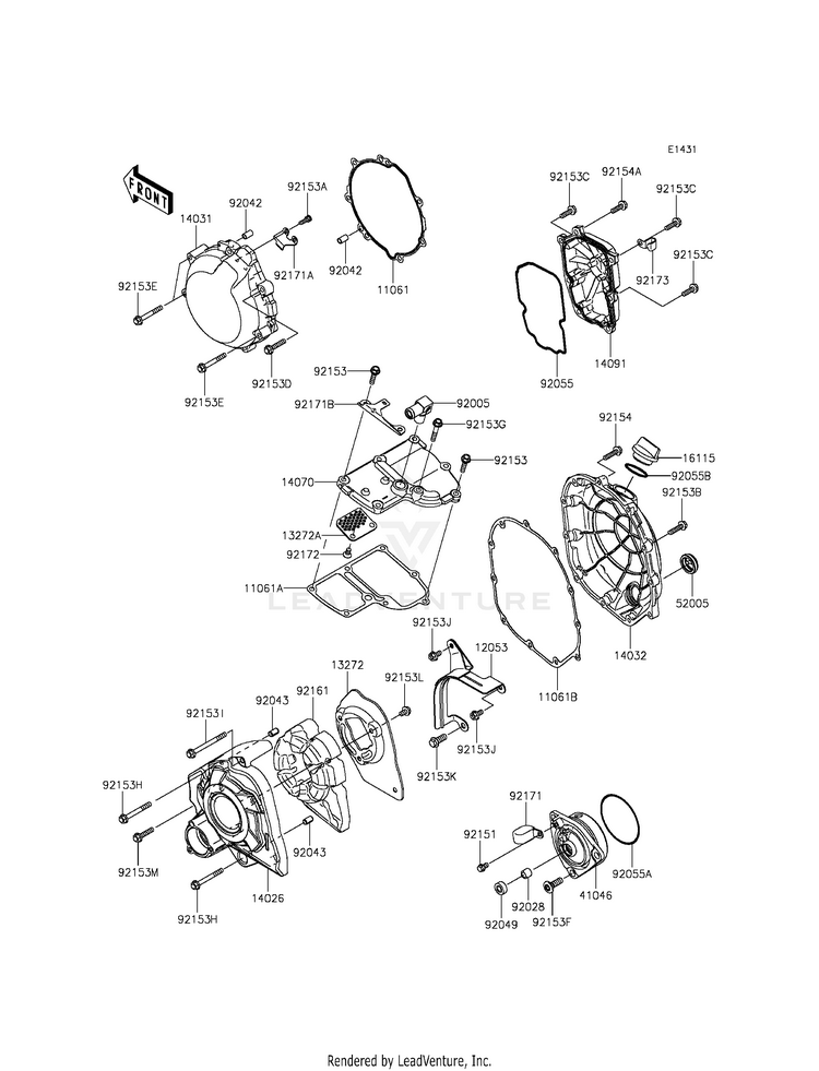 Engine Cover(S) Schematic