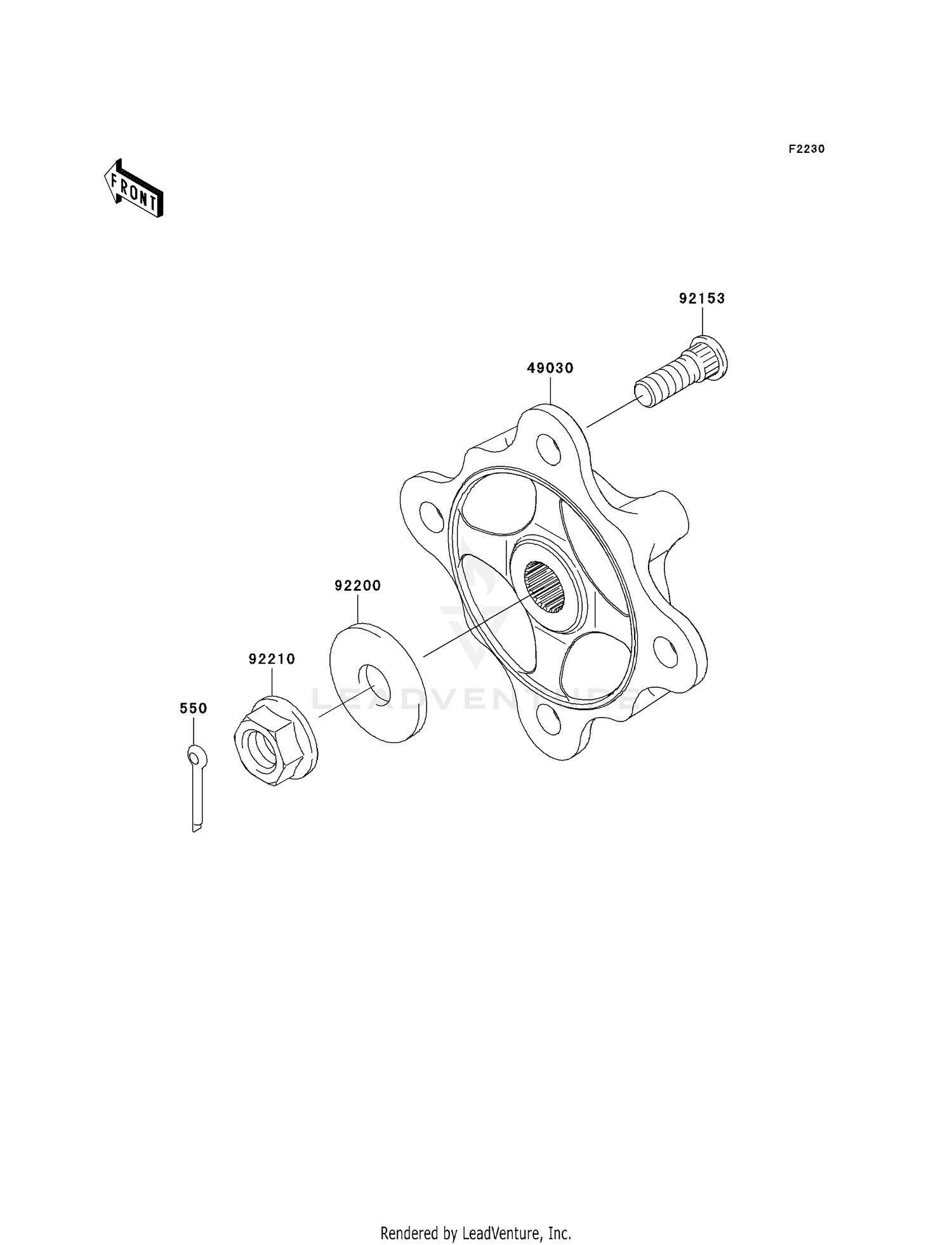 FRONT HUBS/BRAKES