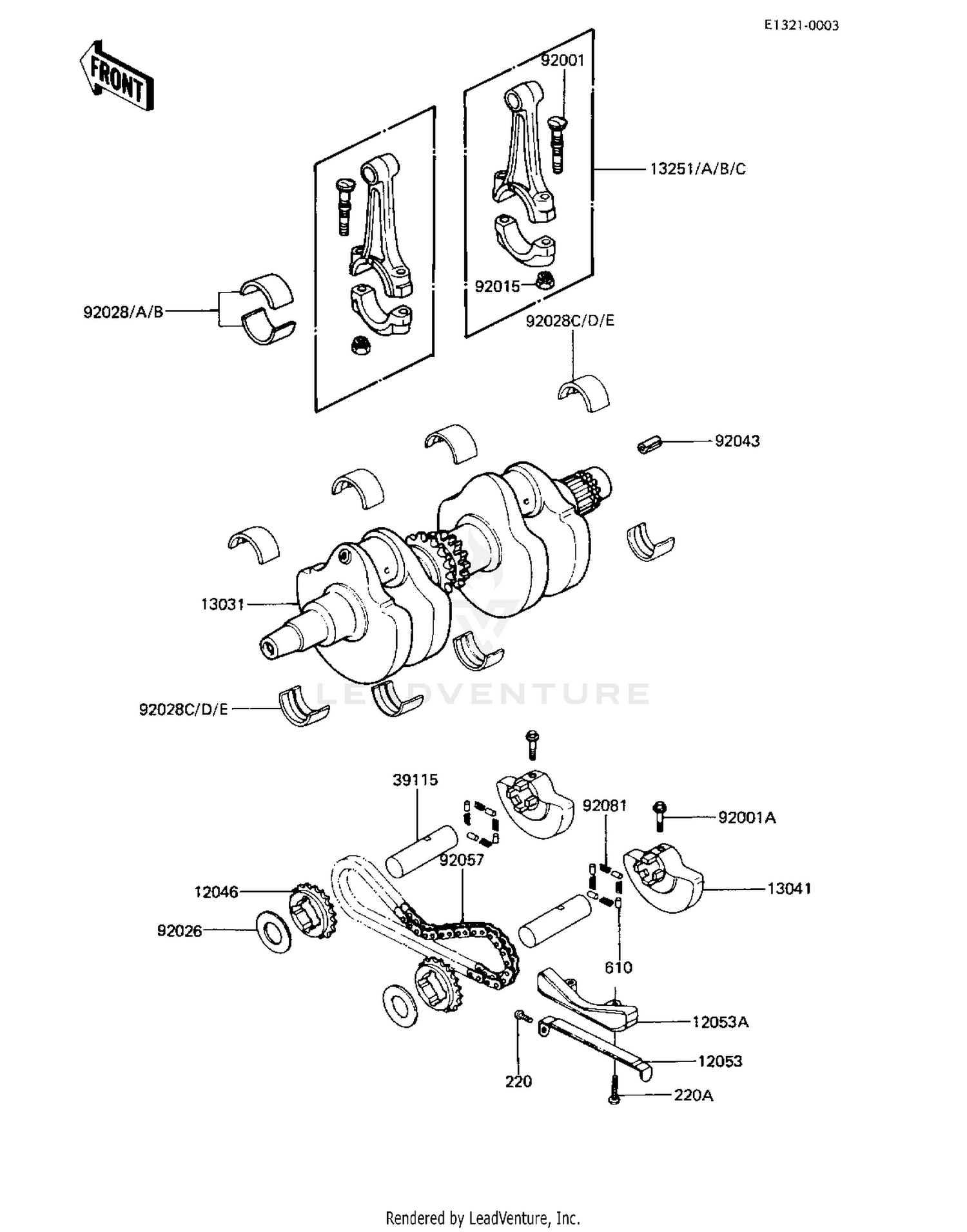 CRANKSHAFT/BALANCER ('81-'83 A2/A3/A4)