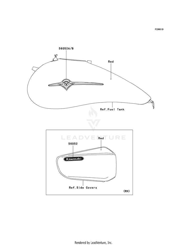 Decals (Red)(B8f)(Ca,Us) VN1600B8F Vulcan 1600 Mean Streak (2008) Schematic