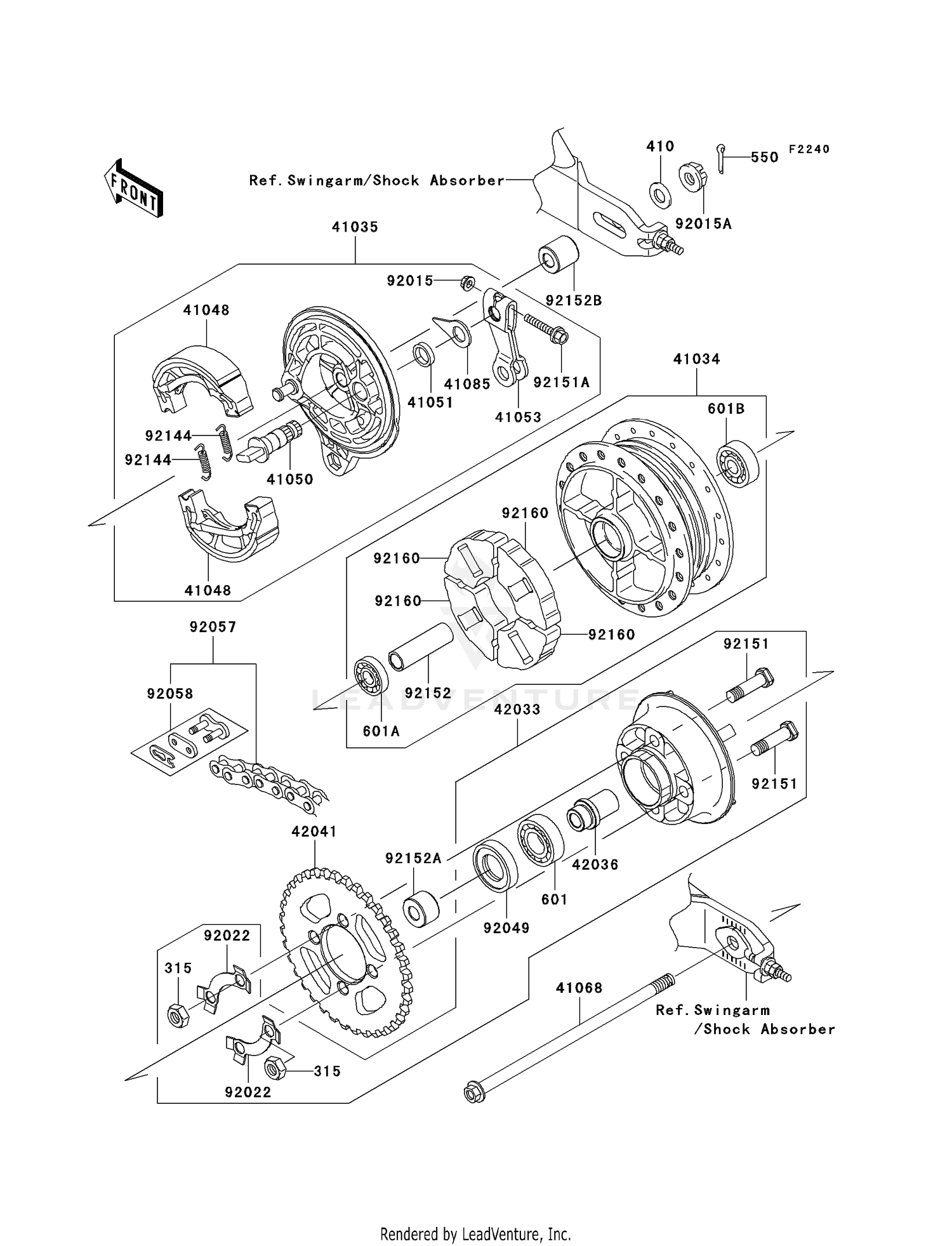 REAR HUB (AAF)