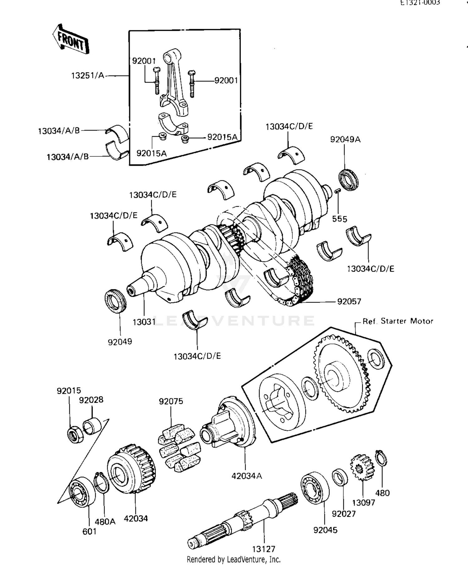 CRANKSHAFT/SECONDARY SHAFT