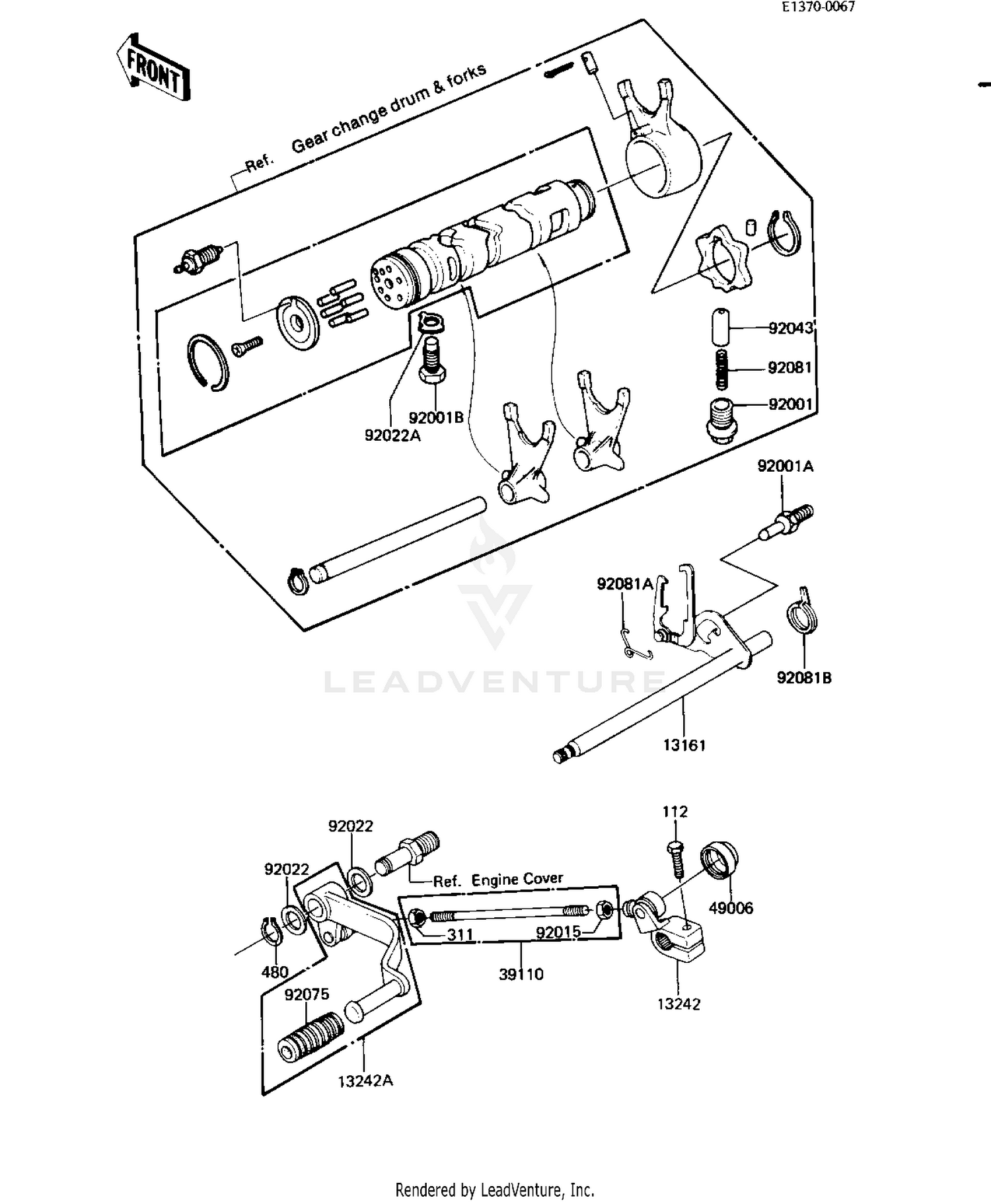 GEAR CHANGE MECHANISM