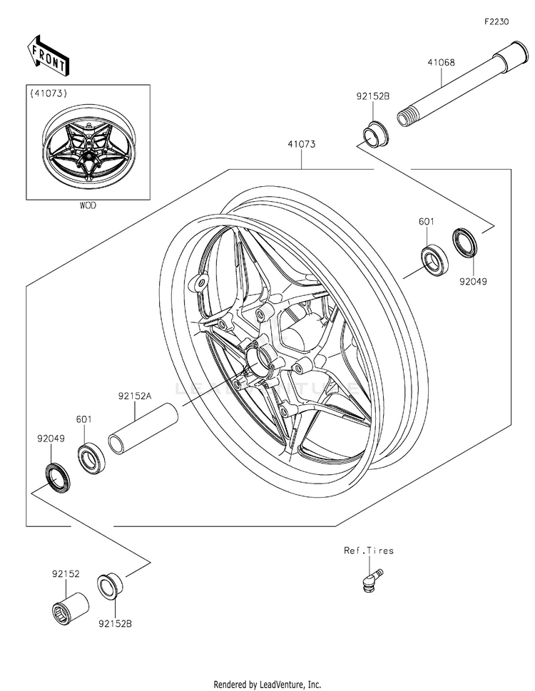 Front Wheel Schematic