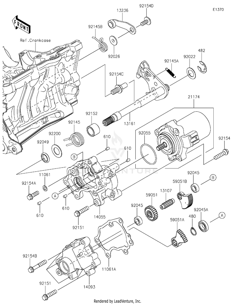 Gear Change Mechanism Schematic