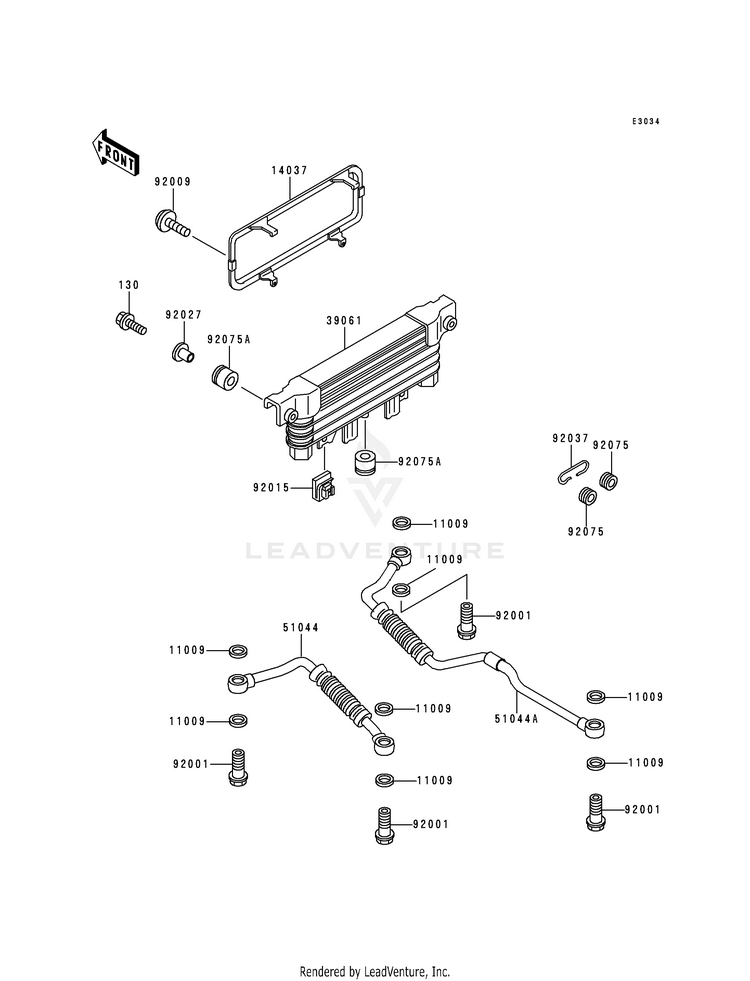 Oil Cooler Schematic