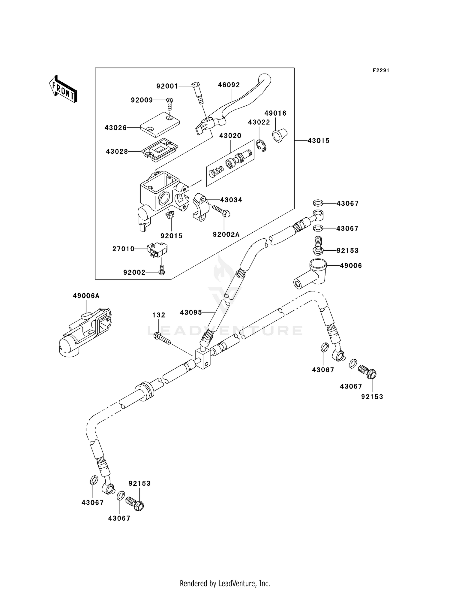 FRONT MASTER CYLINDER