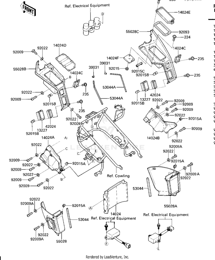Fairing Lowers Schematic
