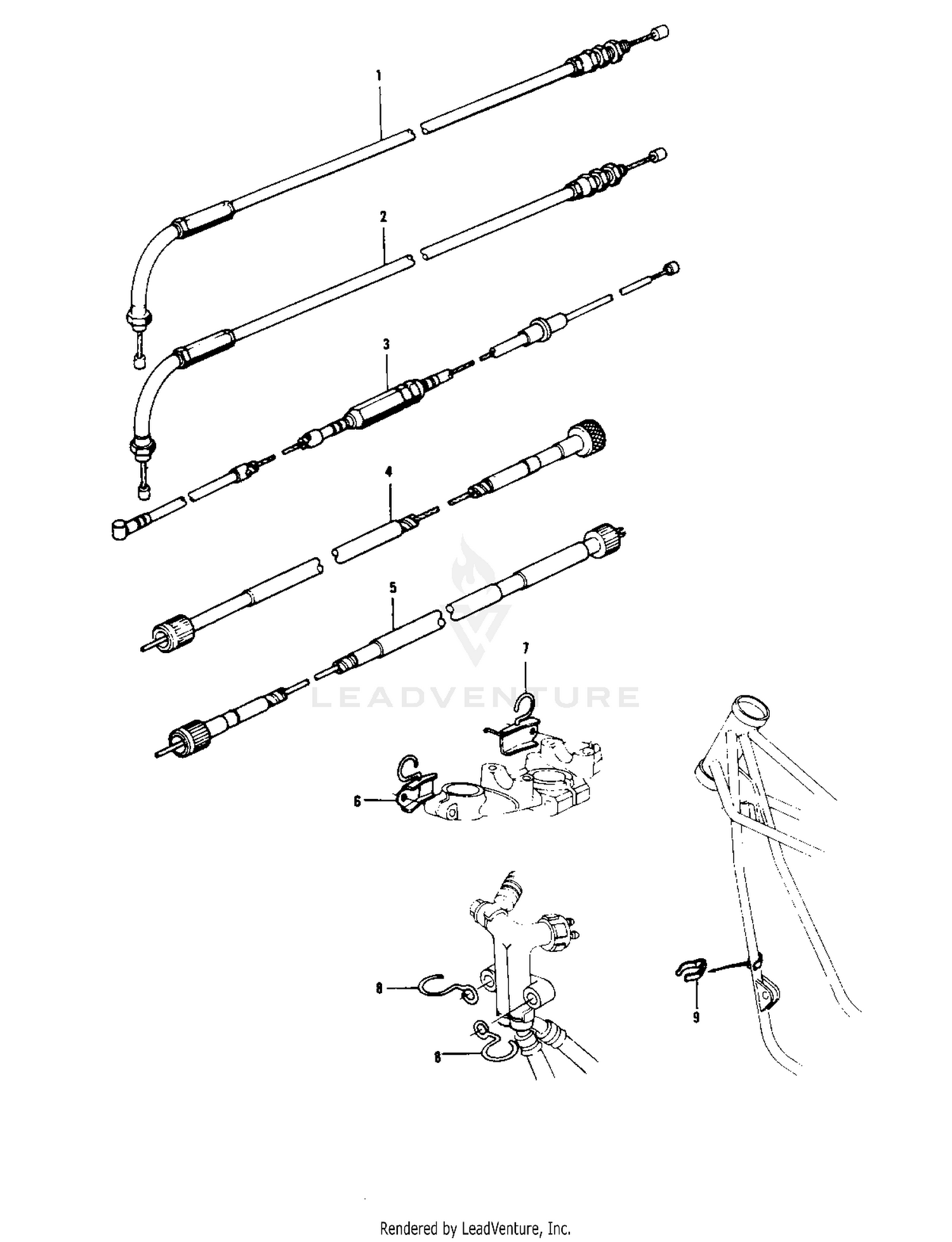 CABLES ('79-'80 B3/B4)