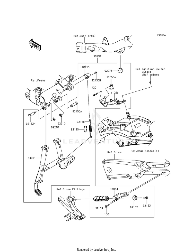 Accessory (Centerstand) Schematic