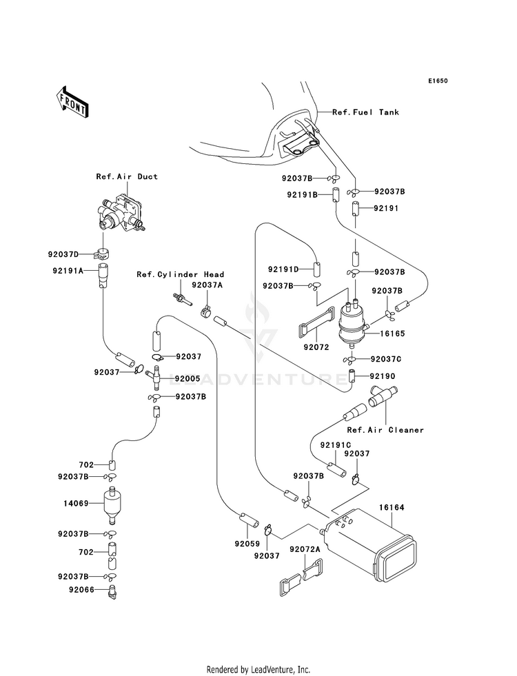 Fuel Evaporative System Schematic