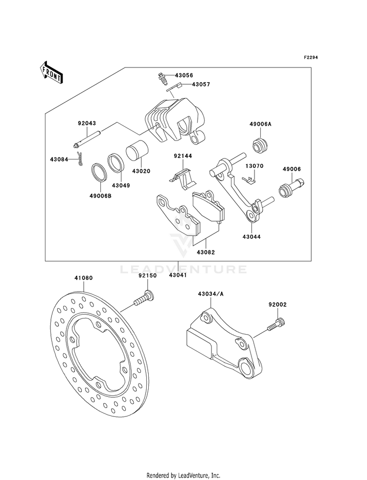 Rear Brake Schematic