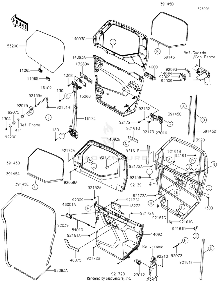 Door(Rh) Schematic
