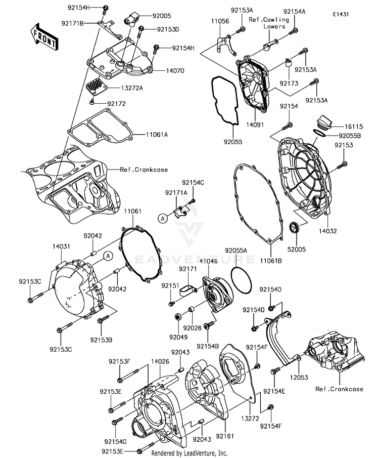 Engine Cover(S) Schematic