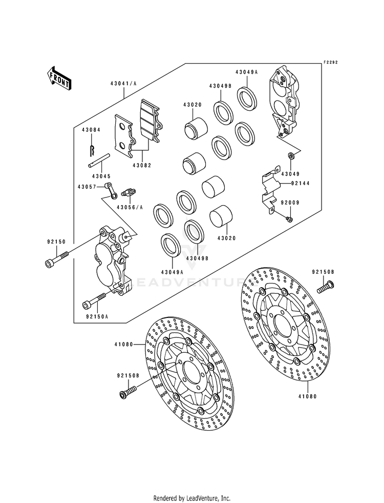 Front Brake Schematic