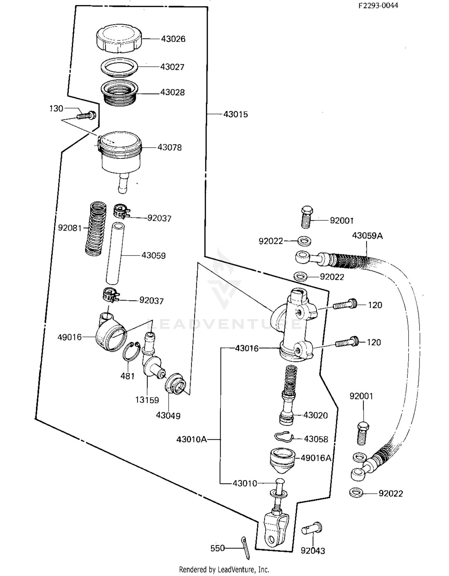 REAR MASTER CYLINDER