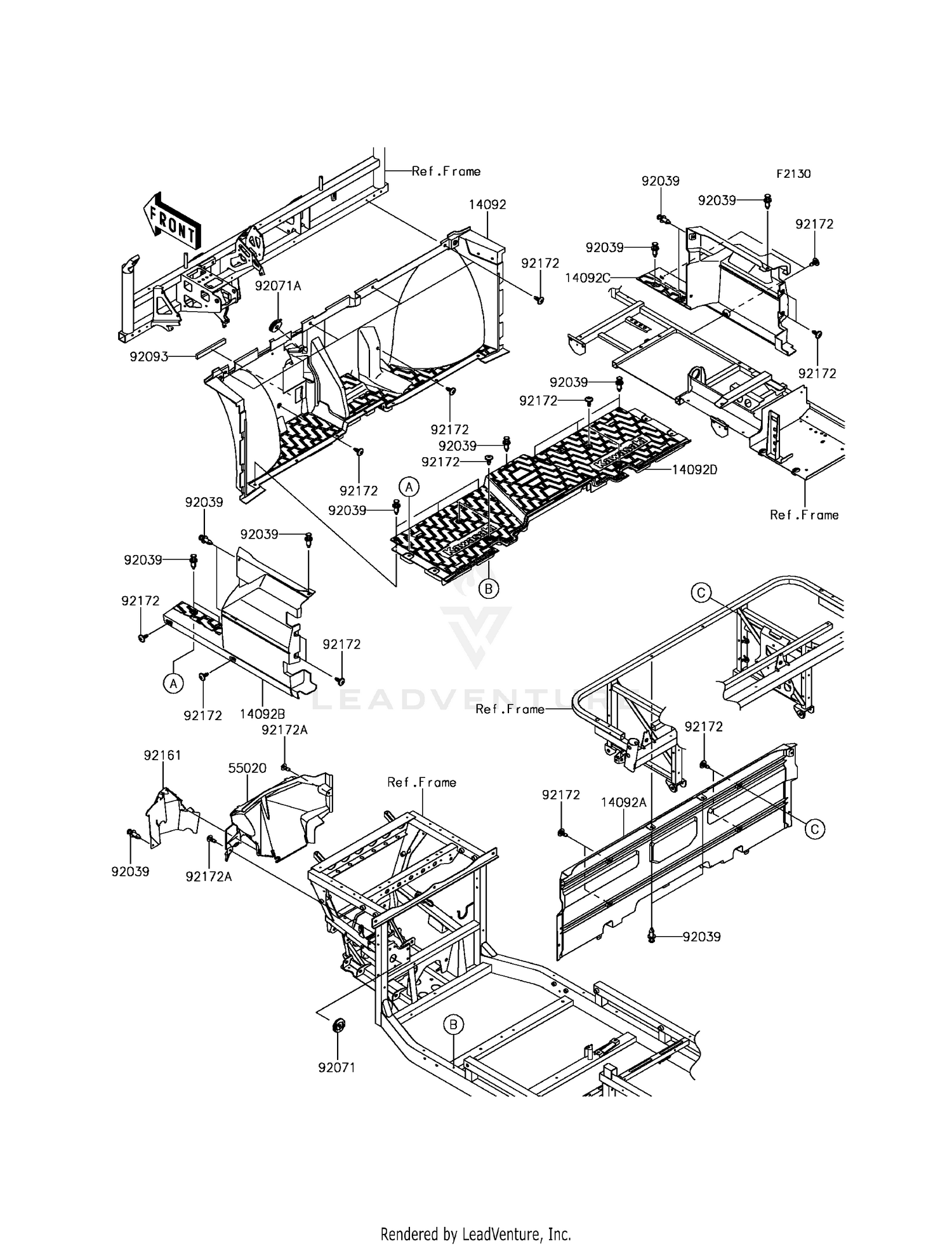 FRAME FITTINGS (FRONT)
