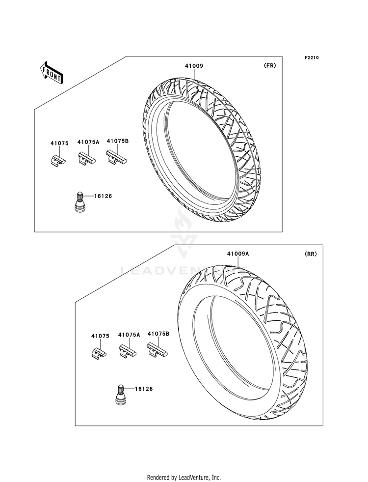 Tires EX300BEF Ninja 300 ABS (2014) Schematic