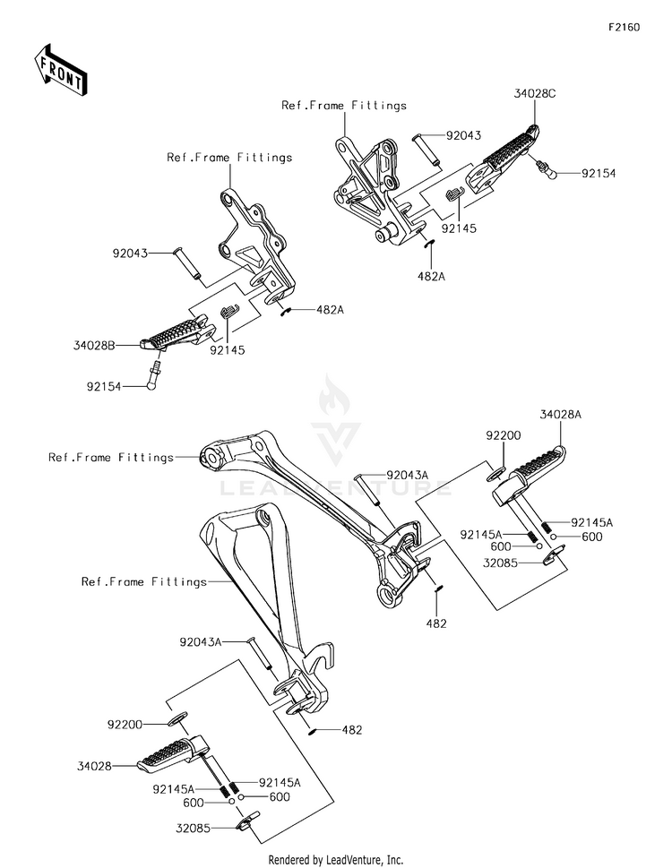Footrests Schematic