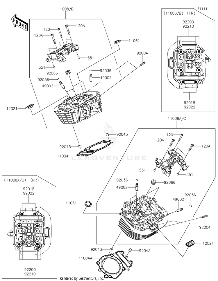 Cylinder Head Schematic