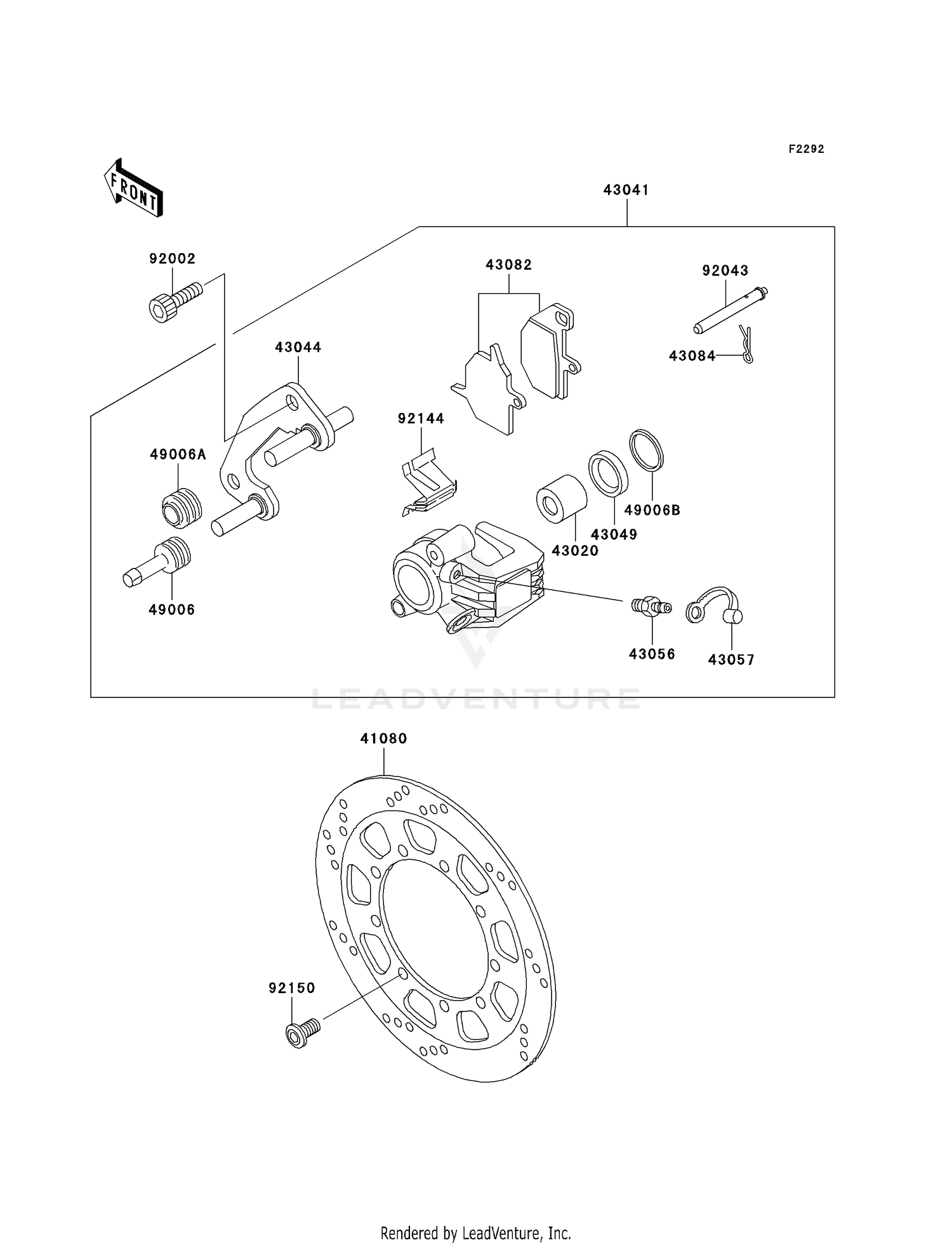 FRONT BRAKE (A15-A17)