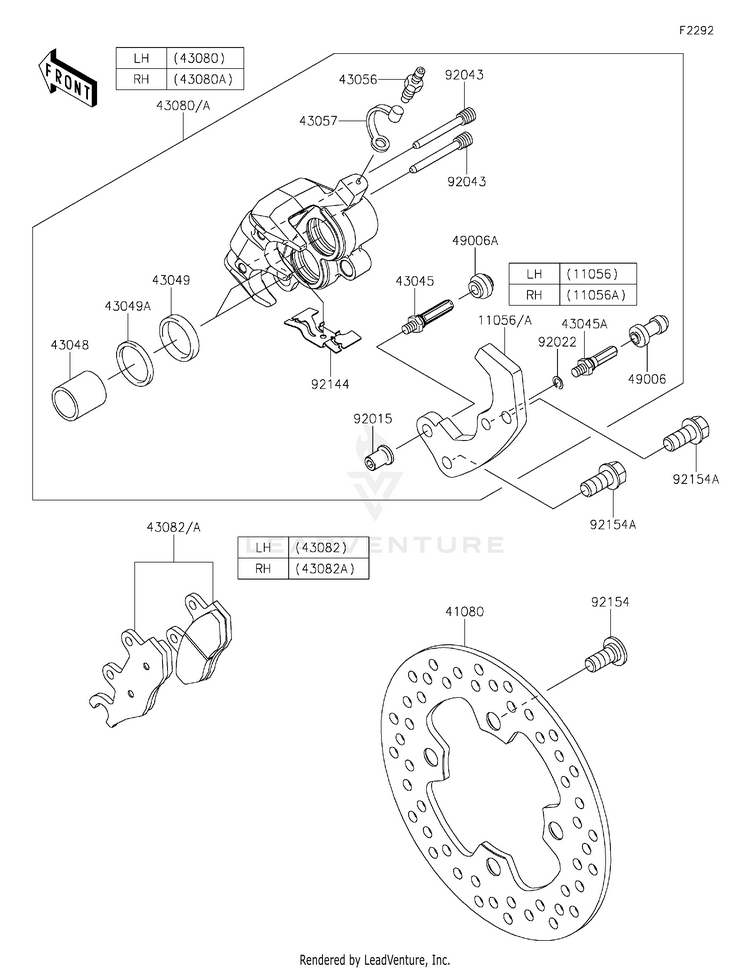 Front Brake Schematic