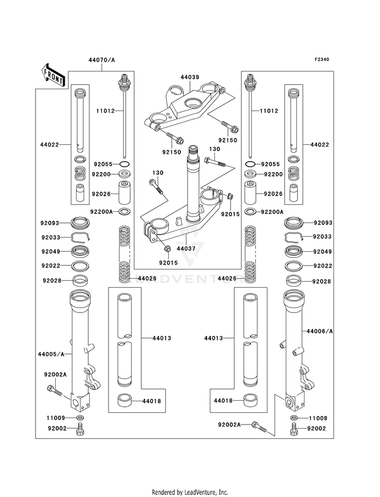 Front Fork Schematic