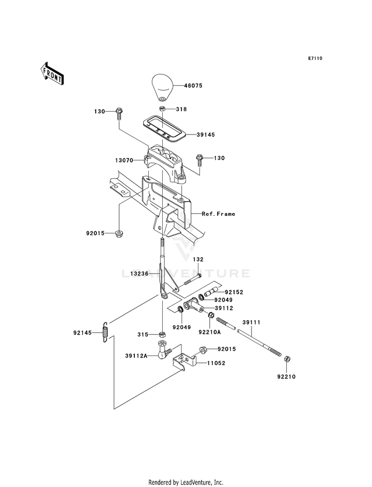 Control KVF360AAF Prairie 360 4X4 (2010) Schematic