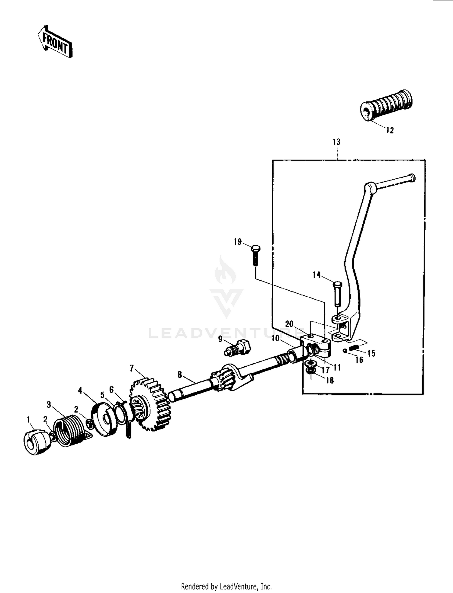 KICKSTARTER MECHANISM