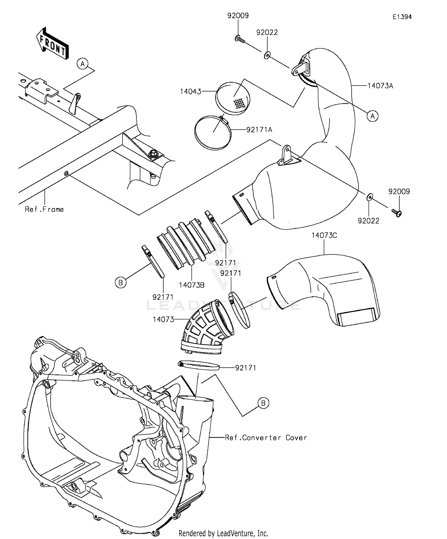 Air Cleaner-Belt Converter